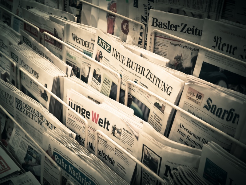 Newspapers at Balvicar Stores